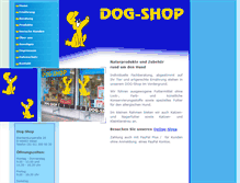 Tablet Screenshot of dogshop-wesel.de